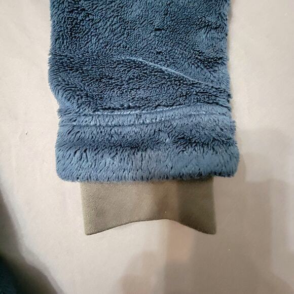 Columbia Blue Aqua Plush Fleece Zip Jacket Women’s Small Soft Warm Cozy Layer - Picture 10 of 12